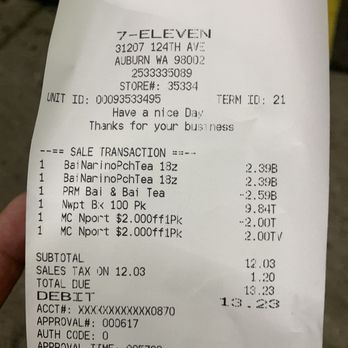 7-Eleven - The voided coupon - Convenience Stores Near Me - Auburn, Washington 7-Eleven - The voided coupon - Convenience Stores Near Me - Auburn, Washington