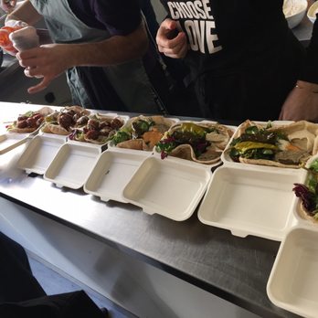Imad’s Syrian Kitchen - Falafel box £5 assembly line - Syrian Near Me - London, XGL Imad’s Syrian Kitchen - Falafel box £5 assembly line - Syrian Near Me - London, XGL