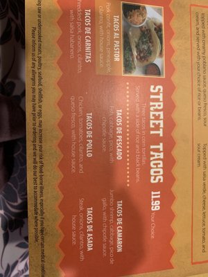 Menu photo 5 Casa Agave Mexican Grill Wildwood, FL