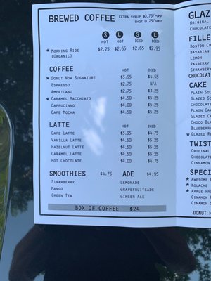 Menu photo 2 Donuts Now Buford, GA