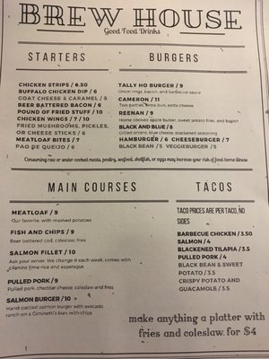 Menu photo 5 Brew House Cincinnati, OH