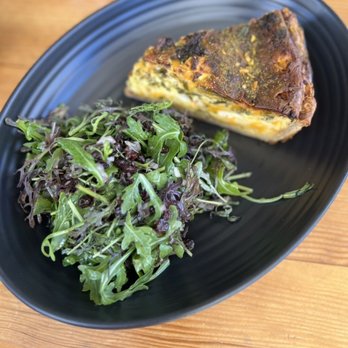 Alder & Sage - quiche of the day + mixed sold greens = $18 - Breakfast & Brunch Near Me - Long Beach, California Alder & Sage - quiche of the day + mixed sold greens = $18 - Breakfast & Brunch Near Me - Long Beach, California
