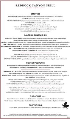 Menu photo 3 Redrock Canyon Grill Wichita, KS