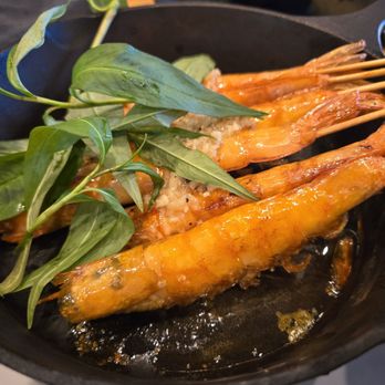 Blue Monkey Cafe & Restaurant - Tom nuong bo toi (grilled shrimp with garlic butter) - Vietnamese Near Me - San Jose, California Blue Monkey Cafe & Restaurant - Tom nuong bo toi (grilled shrimp with garlic butter) - Vietnamese Near Me - San Jose, California