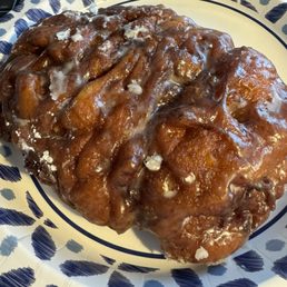Apple fritter on an 81/2 inch plate! Apple fritter on an 81/2 inch plate!