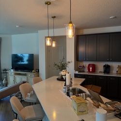 Bemis Restoration - Added three pendants lights