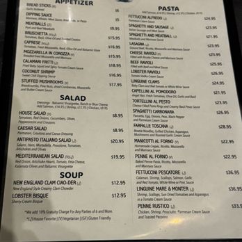 Dominic's Italian Restaurant - Menu - Pizza Near Me - Oceanside, California