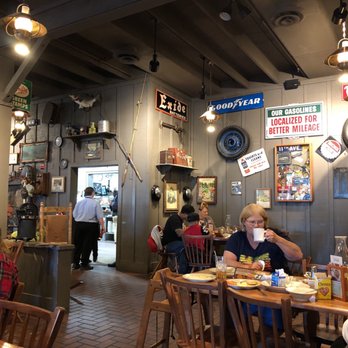 Cracker Barrel Old Country Store - The dining area adorned with antiques. - Southern Near Me - Garner, North Carolina Cracker Barrel Old Country Store - The dining area adorned with antiques. - Southern Near Me - Garner, North Carolina