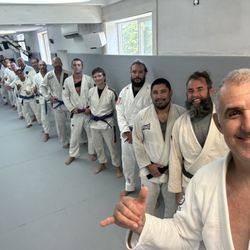 Longman Jiu-jitsu Academy - A typical morning class we will have between 15 and 25 students