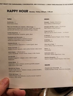 Menu photo 6 Boqueria UES New York, NY