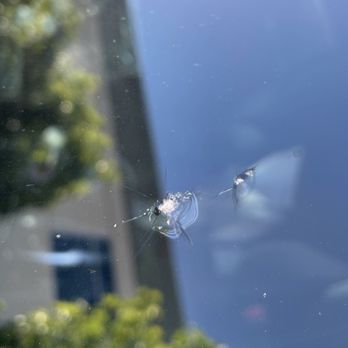 Glass First Aid - Rock chip before filled - Windshield Installation & Repair Near Me Glass First Aid - Rock chip before filled - Windshield Installation & Repair Near Me