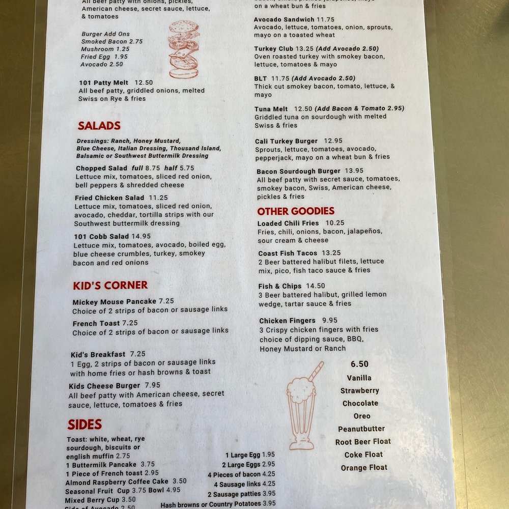 101 Cafe - Lunch Menu - American Near Me - Oceanside, California 101 Cafe - Lunch Menu - American Near Me - Oceanside, California