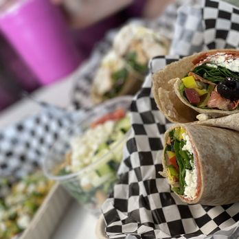 Foundation Juice Bar - a wrap and a salad - Breakfast & Brunch Near Me - Yakima, Washington Foundation Juice Bar - a wrap and a salad - Breakfast & Brunch Near Me - Yakima, Washington