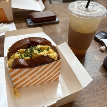 Egg Tuck - Bacon & Cheese, Strawberry Lemonade - Breakfast & Brunch Near Me - Los Angeles, California Egg Tuck - Bacon & Cheese, Strawberry Lemonade - Breakfast & Brunch Near Me - Los Angeles, California