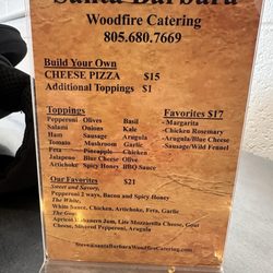 Santa Barbara Woodfire Catering - SB Woodfire Catering Menu