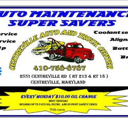 Centreville Automotive - Mondays are $10 Oil change days