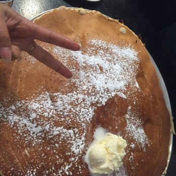Sax's Joint - Worlds biggest pancake hard to see but it's on a pizza tray - Breakfast & Brunch Near Me - Petaluma, California Sax's Joint - Worlds biggest pancake hard to see but it's on a pizza tray - Breakfast & Brunch Near Me - Petaluma, California
