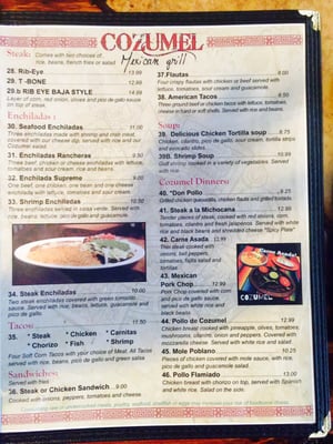 Menu photo 5 Cozumel Mexican Grill Loxley, AL Menu photo 5 Cozumel Mexican Grill Loxley, AL