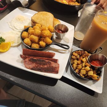 The Yolk Grill - Totally worth the wait! Needs better air conditioner for the hot summer days. - Waffles Near Me - Nashua, New Hampshire The Yolk Grill - Totally worth the wait! Needs better air conditioner for the hot summer days. - Waffles Near Me - Nashua, New Hampshire