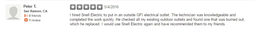 Slide of Snell Electric