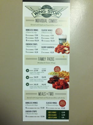 Menu photo 8 Wingstop Baldwin Park, CA