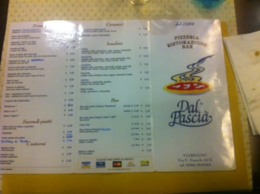 Menu photo 1 Dal Pascià Viareggio, LU Menu photo 1 Dal Pascià Viareggio, LU