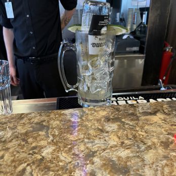 La Parrilla Mexican Restaurant - 32 oz margarita filled with ice. - Mexican Near Me - McDonough, Georgia La Parrilla Mexican Restaurant - 32 oz margarita filled with ice. - Mexican Near Me - McDonough, Georgia