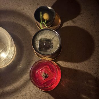 Throne Room - The Bloody Mary (clarified and soooo yummy), Gimlet, Dirty Martini. All the drinks were delicious. - Bars Near Me - San Diego, California