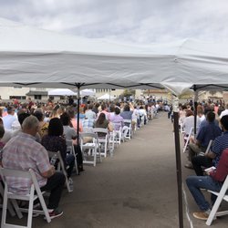 New City Church - Church singing outside