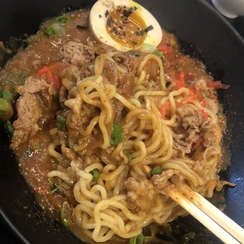 Dashiwa Ramen - Pork curry, ramen substituted for rice - Ramen Near Me - Arcadia, California