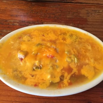 El Farolito Restaurant - Green chili enchiladas (pork in it today) - Mexican Near Me - El Rito, New Mexico