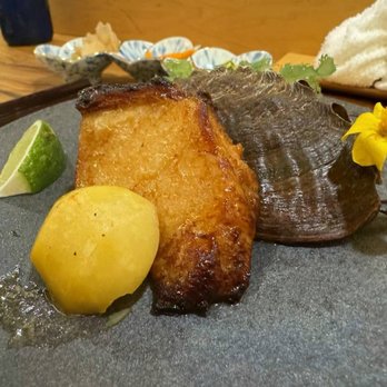Omakase Shoji - Sea bass with sweet yuwan yaki - Japanese Near Me - Chicago, Illinois