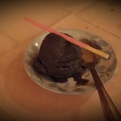 Sushi Yasu - Ice-cream: black sesame flavour