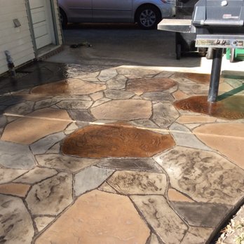 Leavings Concrete - Stamped concrete patio - Masonry/Concrete Near Me - Willis, Texas Leavings Concrete - Stamped concrete patio - Masonry/Concrete Near Me - Willis, Texas