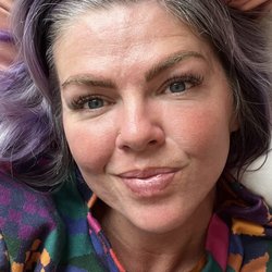 The Pink Brow - After: 4 hours post. still freshly raw so I can't put any gel in the hair to help blend it into the microblading