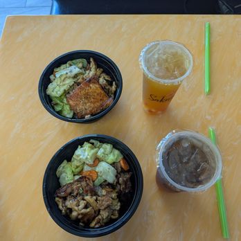 Sakura Express - Teriyaki beef and chicken, teriyaki salmon and chicken with some Boba tea drinks - Japanese Near Me - Midvale, Utah