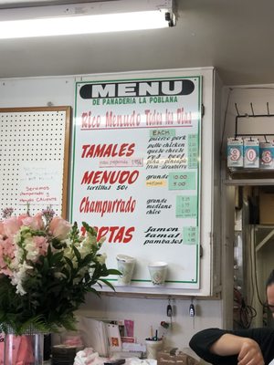 Photo of La Poblana Bakery - Orange, CA, US. Updated menu cash only