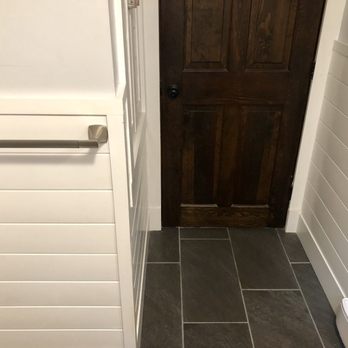 Lamothe Insulation & Contracting - Towel bar and more shiplap - Insulation Installation Near Me - Spencer, Massachusetts
