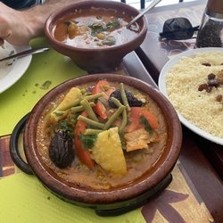 Les Délices du Maroc - Couscous Vege & Tajine Vege, trop bon!