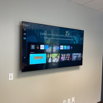Wire Genie - 65" Samsung in a conference room. - Home Theatre Installation Near Me