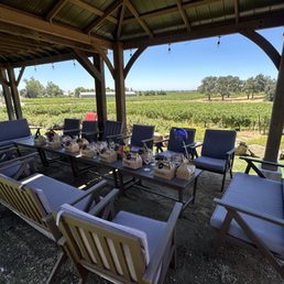 Bokisch Vineyards and our lunch waiting for us.