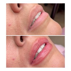 Beauty Flows - LipBlush.Before and after.