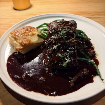 Brasswood Bar + Kitchen - The New York strip in a red wine sauce was just perfect in every way! - American Near Me - Saint Helena, California Brasswood Bar + Kitchen - The New York strip in a red wine sauce was just perfect in every way! - American Near Me - Saint Helena, California