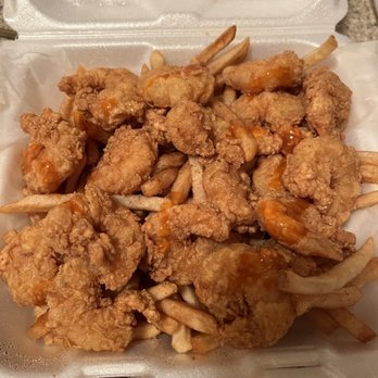 Who Dat Wings And More - Shrimp and fries plate - Chicken Wings Near Me - New Orleans, Louisiana