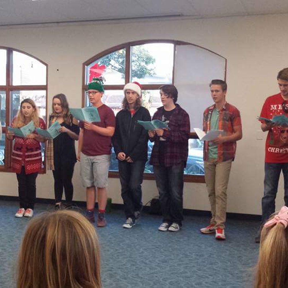 Local kids singing for the Christmas 2016 event. Local kids singing for the Christmas 2016 event.