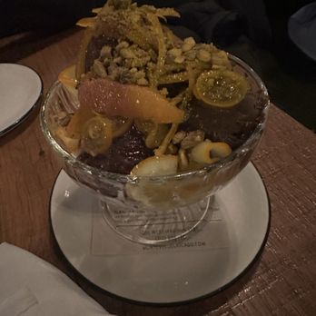 Monteverde - Dark Chocolate Sundae with Pistachios & Orange Rind - phenomenal - Italian Near Me - Chicago, Illinois