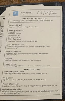 Menu photo 4 MOSAIC Restaurant Richmond, VA