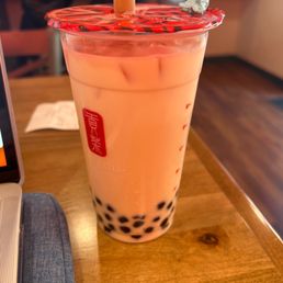 Large Green Milk Tea Boba