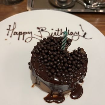 Oceana - Birthday dessert - Seafood Near Me - New York, New York