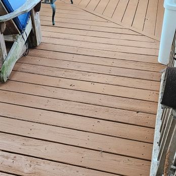 Acord Home Improvements - Repaired deck, painted to match - Flooring Near Me - Holly Ridge, North Carolina